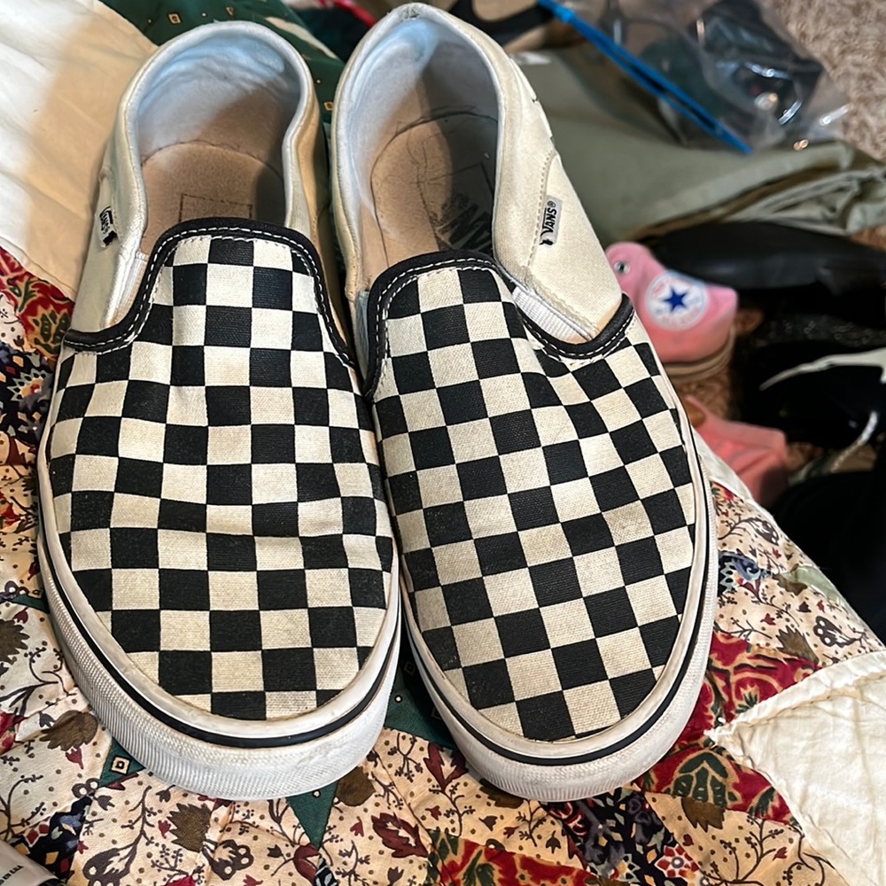 Checkered Vans